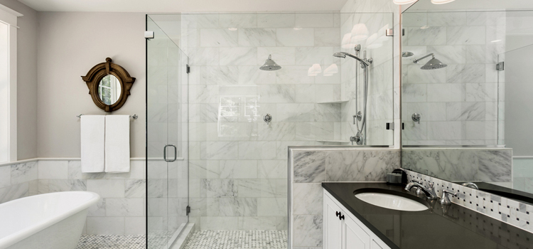 bathroom shower door installation in Dublin